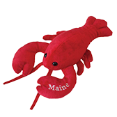 [red stuffed lobster logo]
